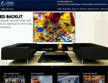 Tablet Screenshot of lunasciences.com